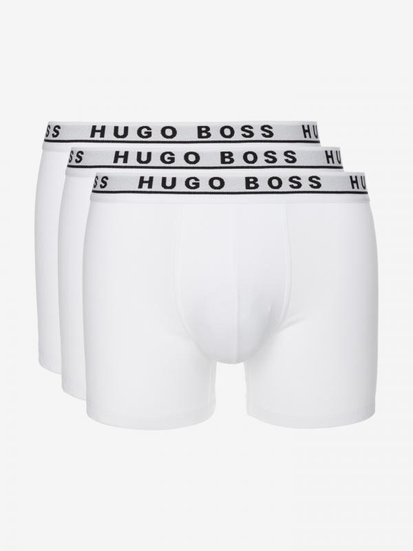 Boxerky 3 ks BOSS Bílá