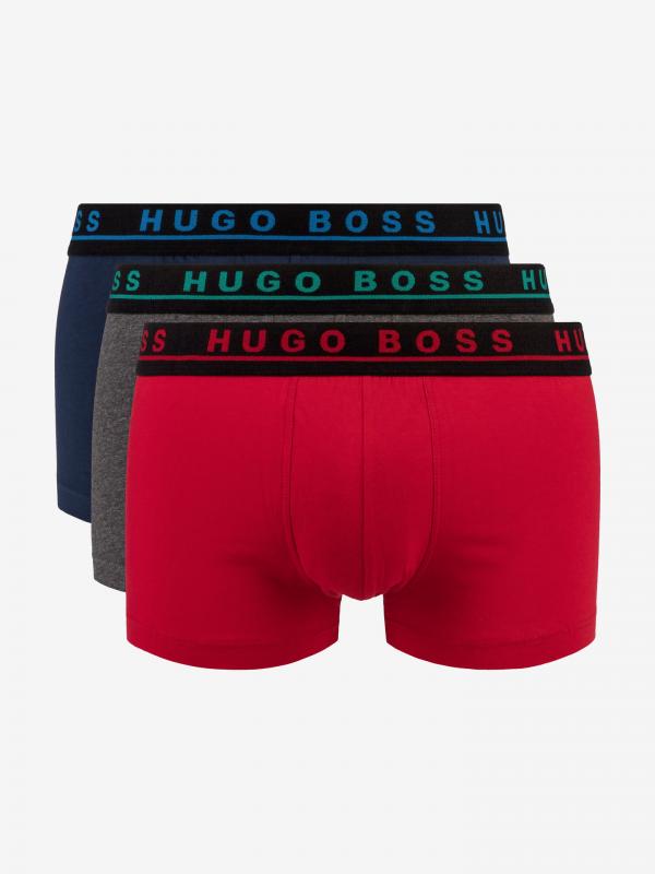 Boxerky 3 ks BOSS Modrá