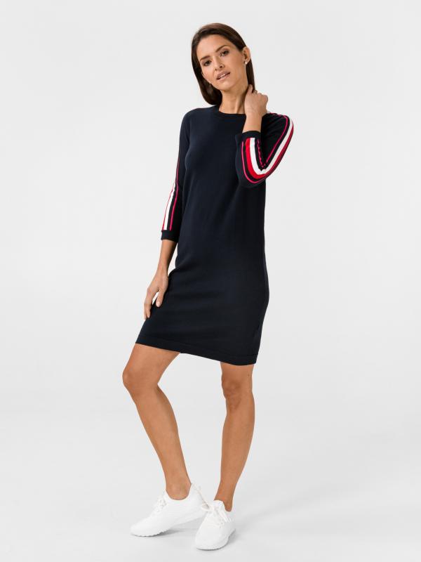 Cicile Šaty Tommy Hilfiger Modrá