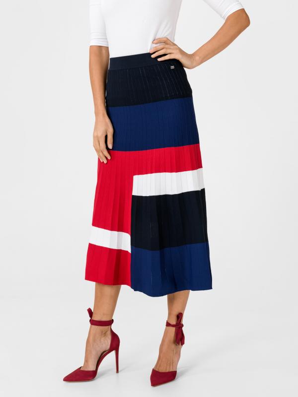 Haileen Sukně Tommy Hilfiger Modrá