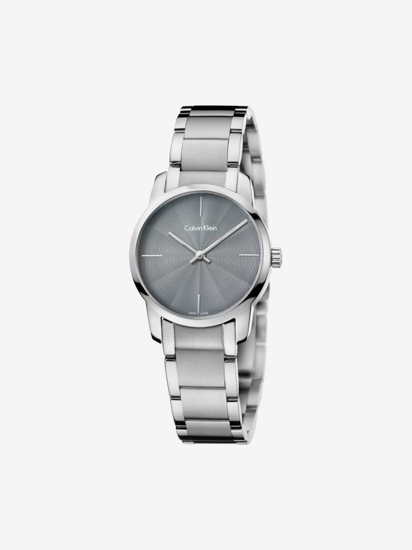 City Hodinky Calvin Klein Stříbrná
