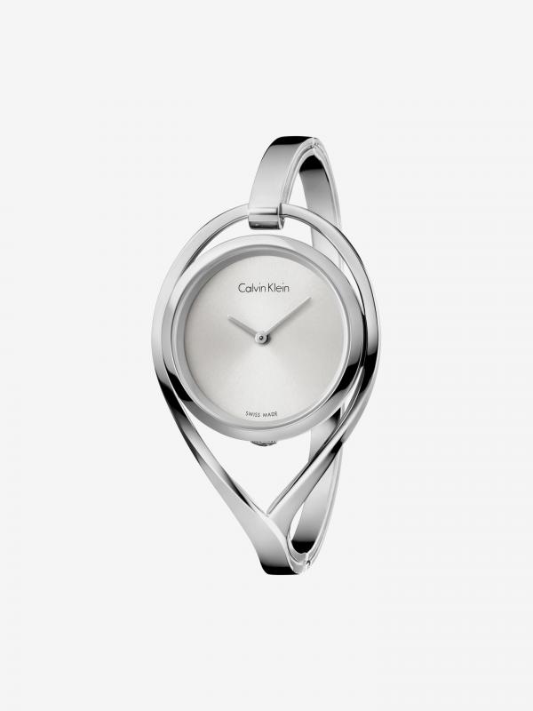 Light Hodinky Calvin Klein Stříbrná