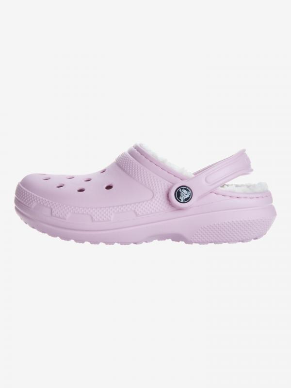 Classic Fuzz Lined Clog Crocs Crocs Růžová