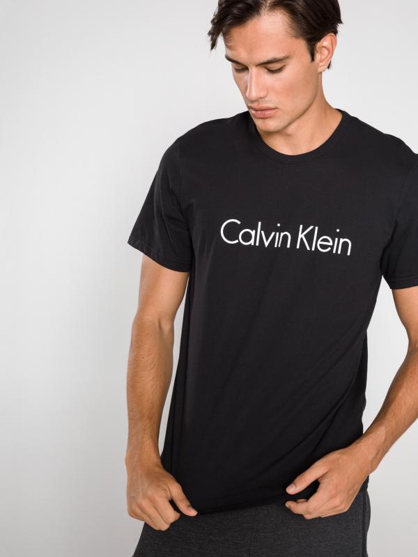 Triko na spaní Calvin Klein Černá