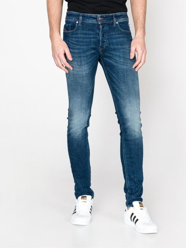 Sleenker Jeans Diesel Modrá