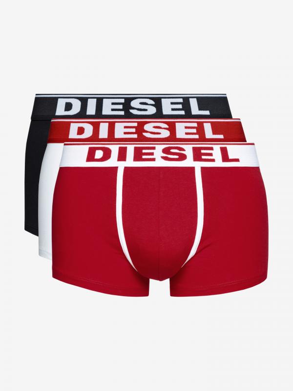 Boxerky 3 ks Diesel Černá