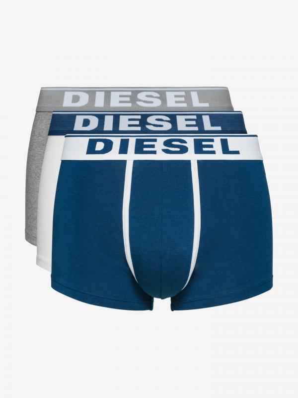 Boxerky 3 ks Diesel Modrá