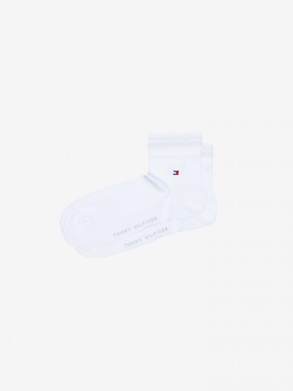 Ponožky 2 páry Tommy Hilfiger Bílá