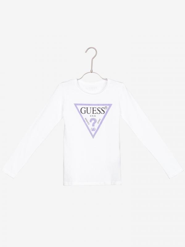 Triko dětské Guess Bílá