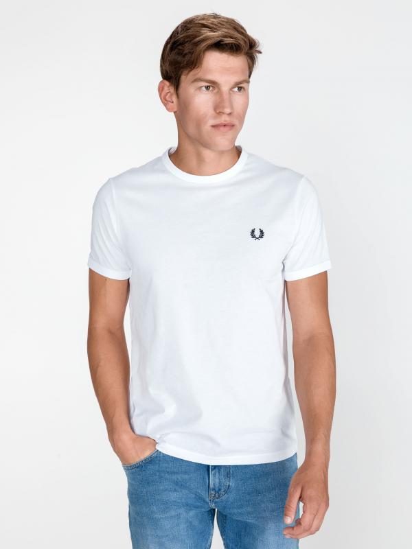 Ringer Triko Fred Perry Bílá