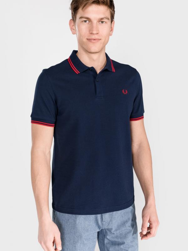 Polo triko Fred Perry Modrá