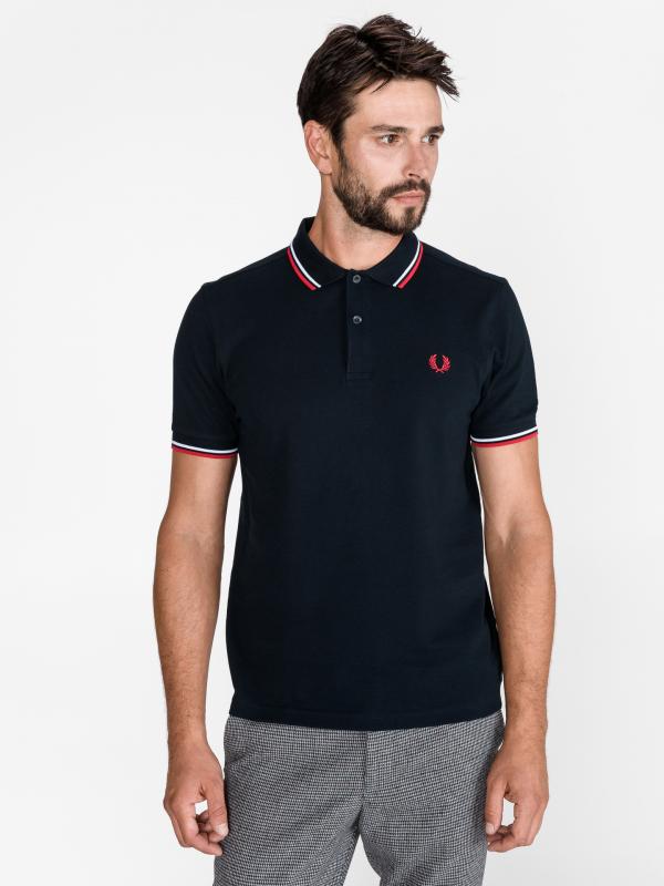 Polo triko Fred Perry Modrá