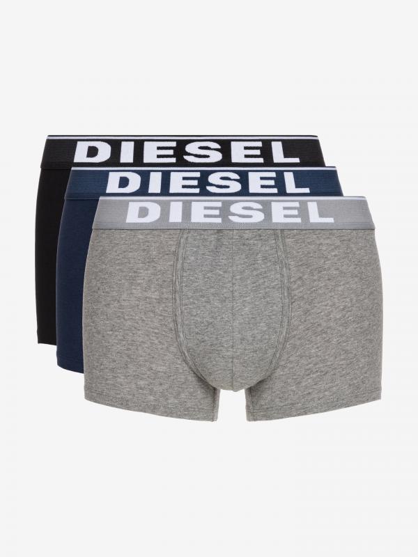 Boxerky 3 ks Diesel Černá