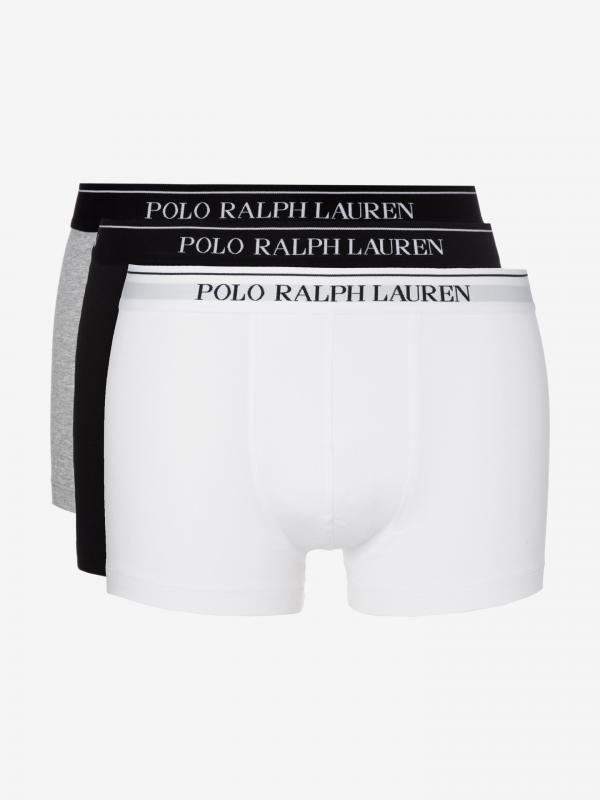Boxerky 3 ks Polo Ralph Lauren Černá