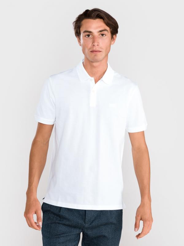 Pallas Polo triko BOSS Bílá