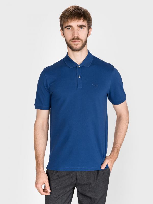 Pallas Polo triko BOSS Modrá