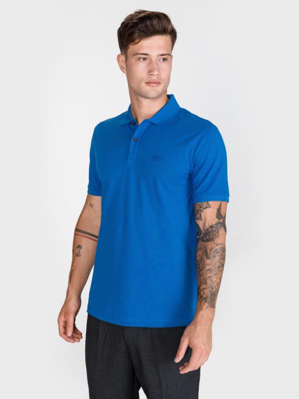 Pallas Polo triko BOSS Modrá