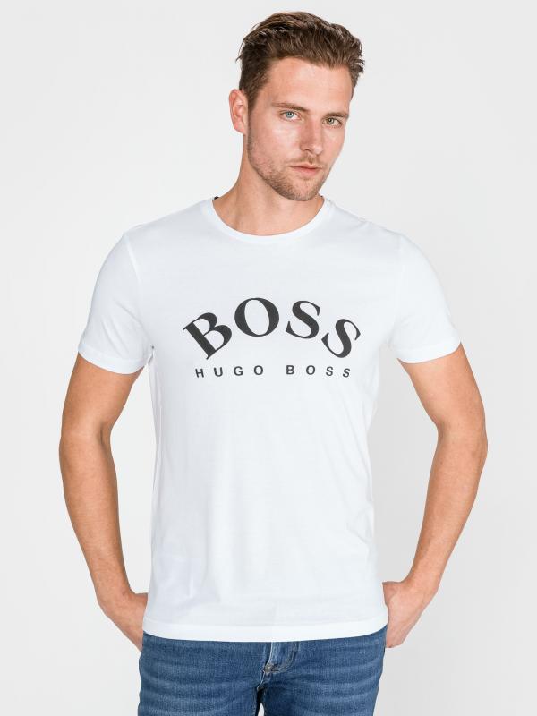Triko BOSS Bílá