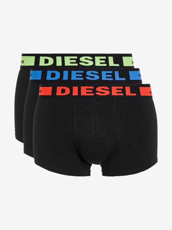 Boxerky 3 ks Diesel Černá