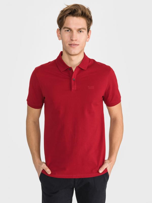 Pallas Polo triko BOSS Červená
