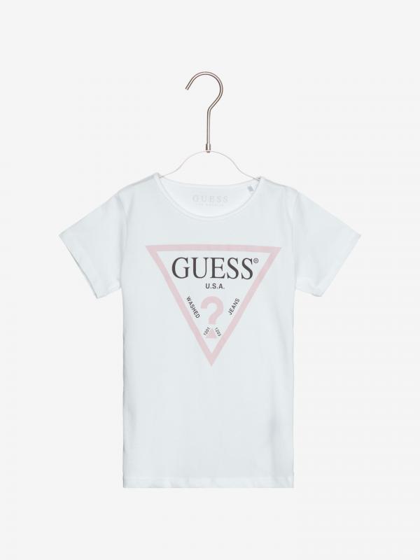 Triko dětské Guess Bílá