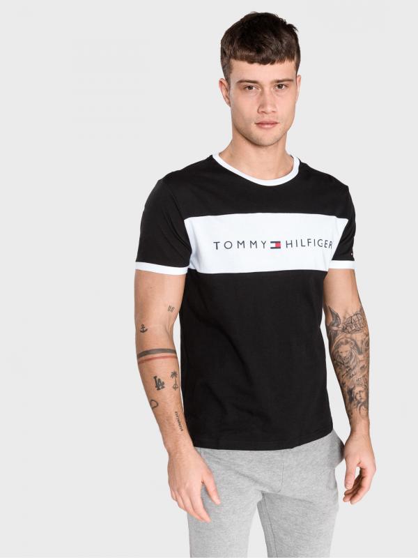 Triko na spaní Tommy Hilfiger Černá