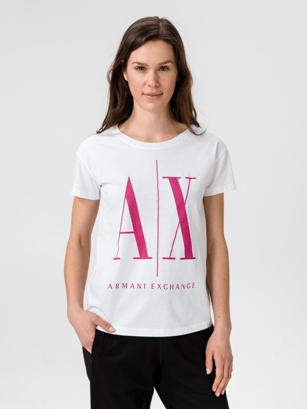 Triko Armani Exchange Bílá