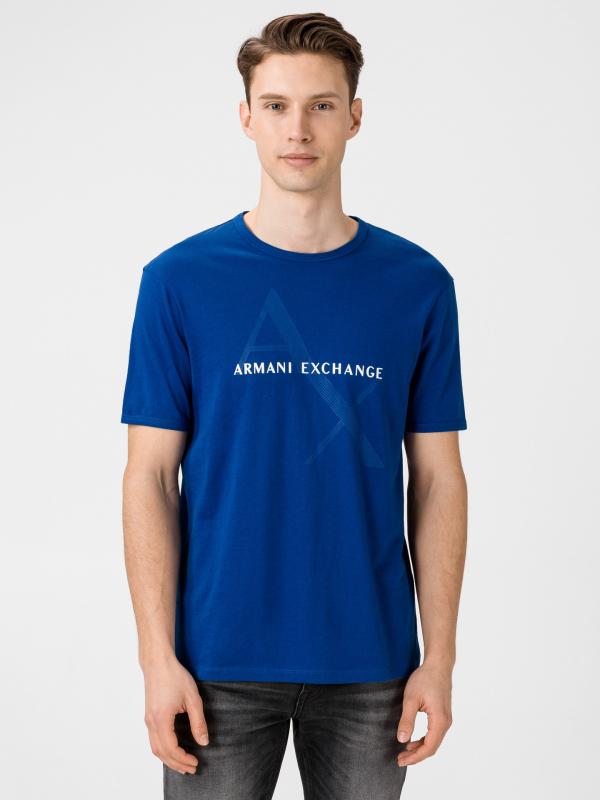 Triko Armani Exchange Modrá