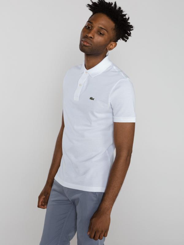 Polo triko Lacoste Bílá