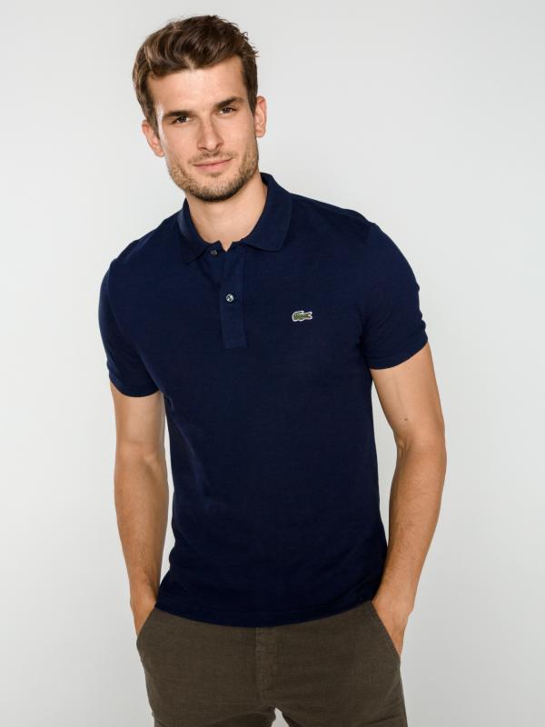 Polo triko Lacoste Modrá