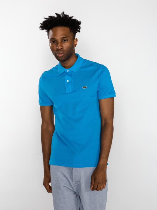 Polo triko Lacoste Modrá