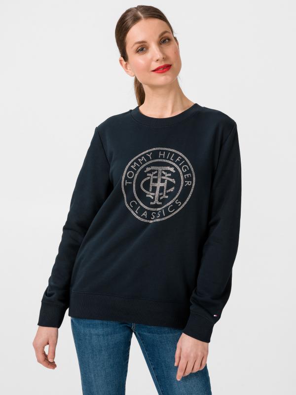 Mikina Tommy Hilfiger Modrá