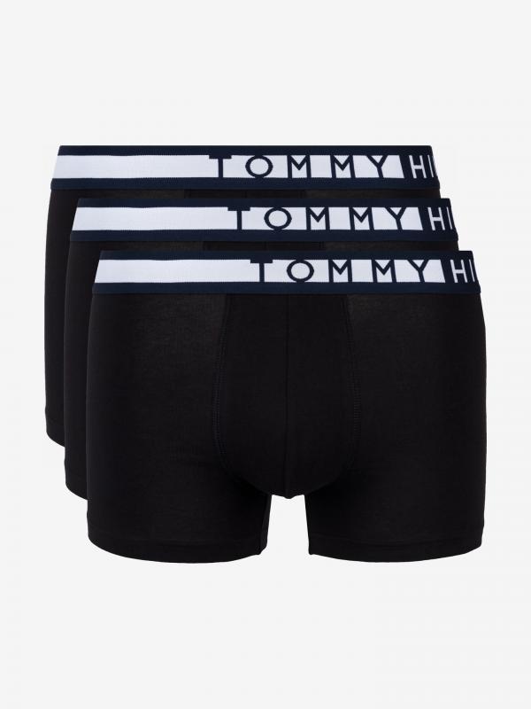 Boxerky 3 ks Tommy Hilfiger Černá