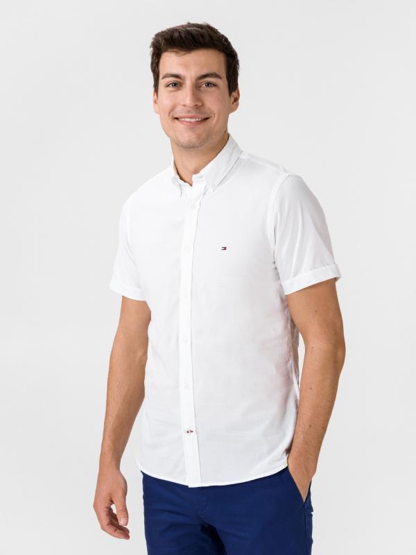Poplin Košile Tommy Hilfiger Bílá