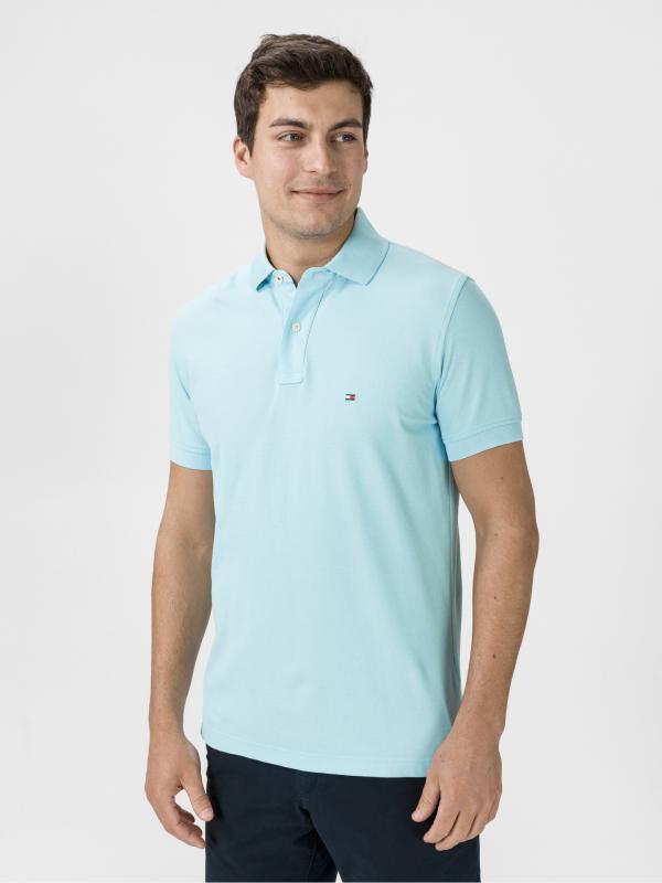 Polo triko Tommy Hilfiger Modrá
