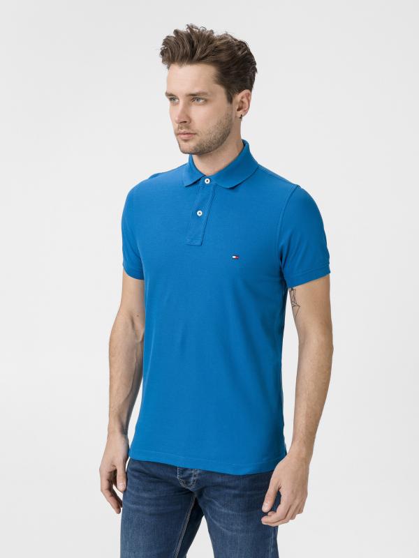 Polo triko Tommy Hilfiger Modrá