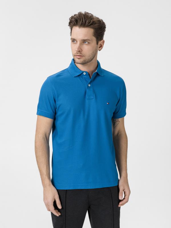 Polo triko Tommy Hilfiger Modrá