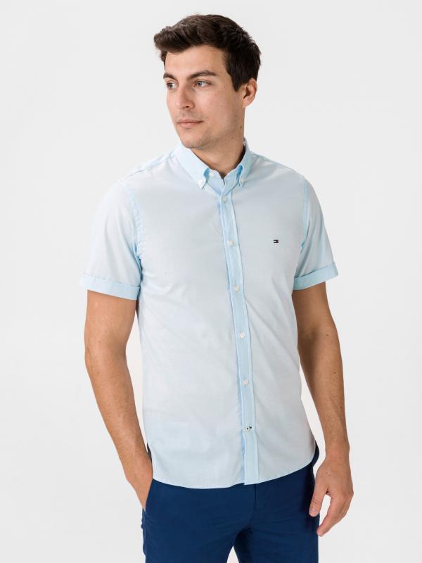 Poplin Košile Tommy Hilfiger Modrá