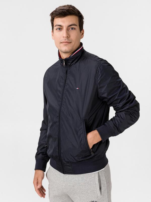 Stand-Up Bunda Tommy Hilfiger Modrá