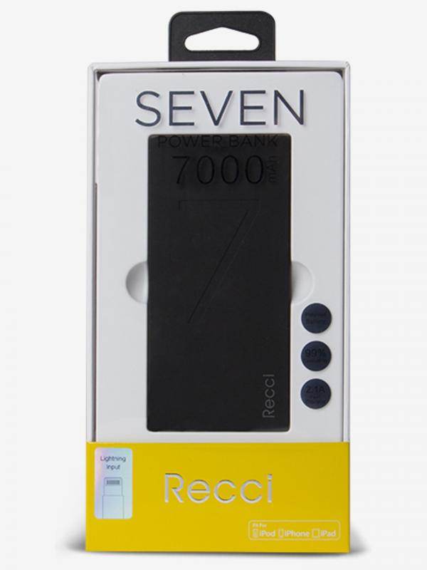 Recci externí baterie 7000 mAh Epico Černá