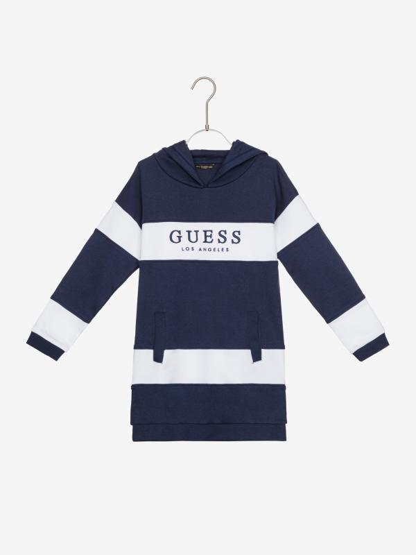 Šaty dětské Guess Modrá