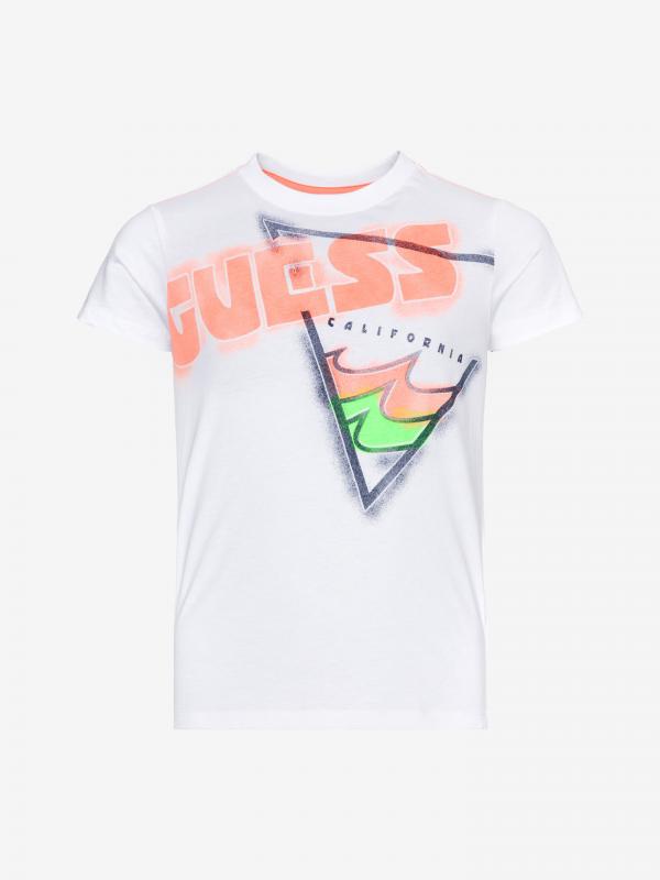 Triko dětské Guess Bílá
