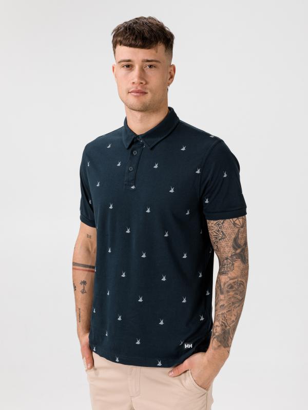 Fjord Polo triko Helly Hansen Modrá