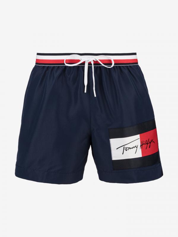 Signature Plavky Tommy Hilfiger Modrá