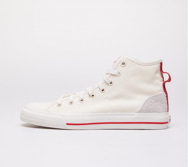 adidas Nizza Hi Rf Off White/ Glow Red/ Gum44