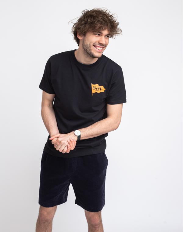Wemoto Flag Studio Tee Black S