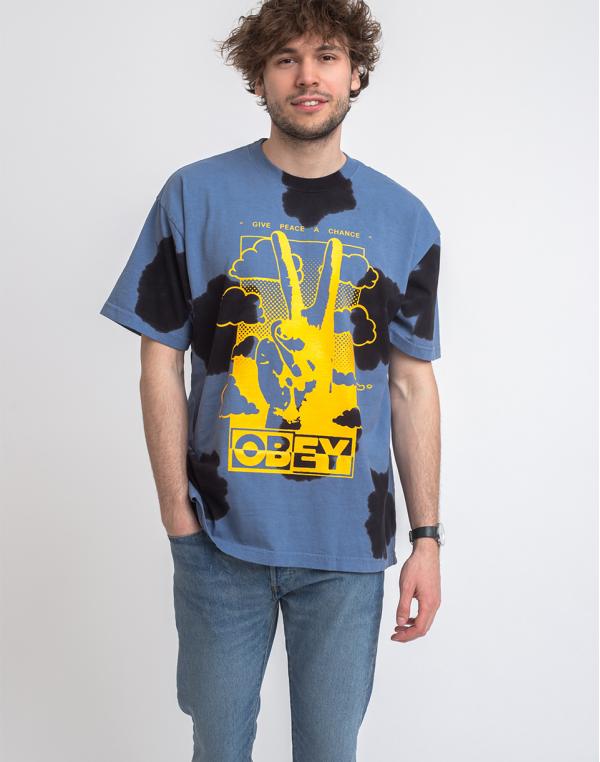 Obey Give Peace A Chance Blue L