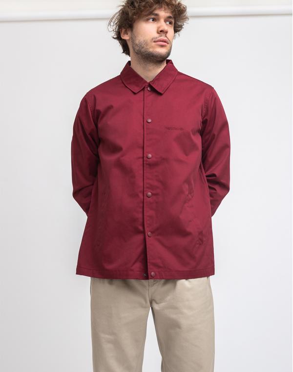 M.C.Overalls Pollycotton Coach Jacket Burgundy M