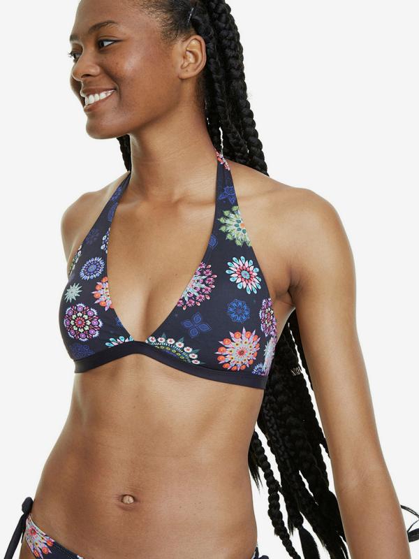 Plavky Desigual Biki Manly Modrá