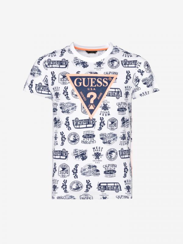 Triko dětské Guess Bílá